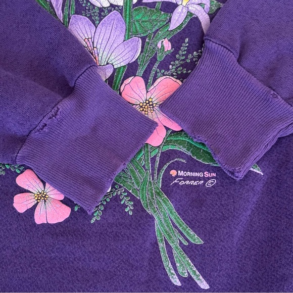 Vintage Morning Sun Flowers Nature Art Polo - Picture 5 of 9